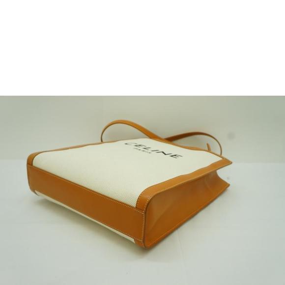 Celine Canvas Logo Print Vertical 2 Way Hand Bag - Picture 3 of 8